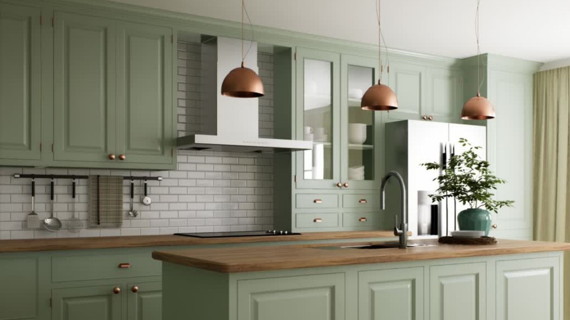olive-green-cabinets-rustic-farmhouse-kitchen-charm